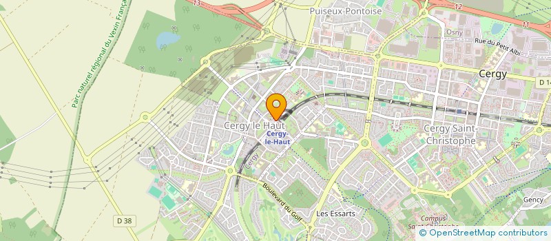 localisation de l'entreprise MONSIEUR ILIAS FREJ  CERGY