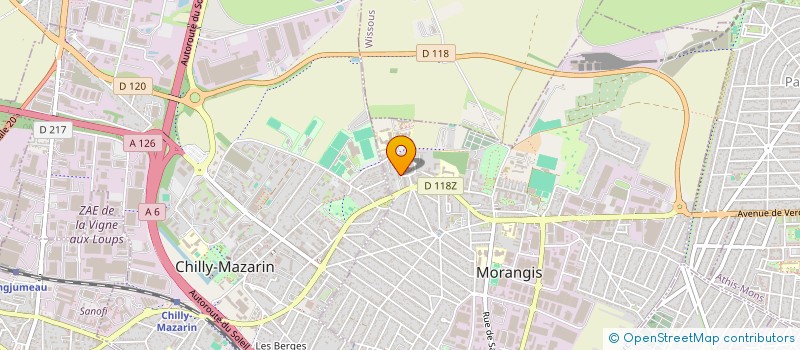 localisation de l'entreprise MONSIEUR ILIAS HAFADI  MORANGIS