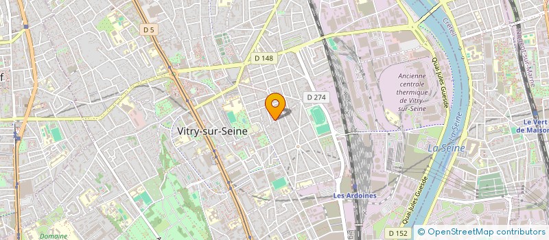 localisation de l'entreprise MONSIEUR ILIAS HAMMA  VITRY-SUR-SEINE