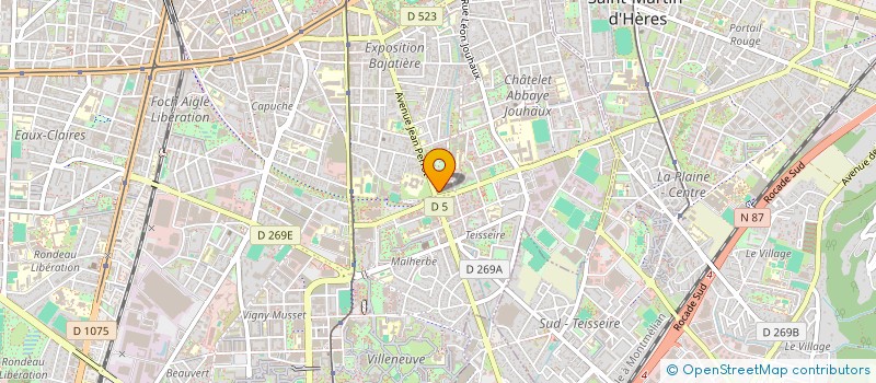 localisation de l'entreprise MONSIEUR ILIAS HAMZA  GRENOBLE