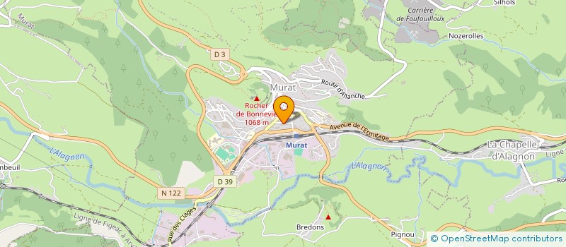 localisation de l'entreprise MONSIEUR ILIAS HRAZMI à MURAT