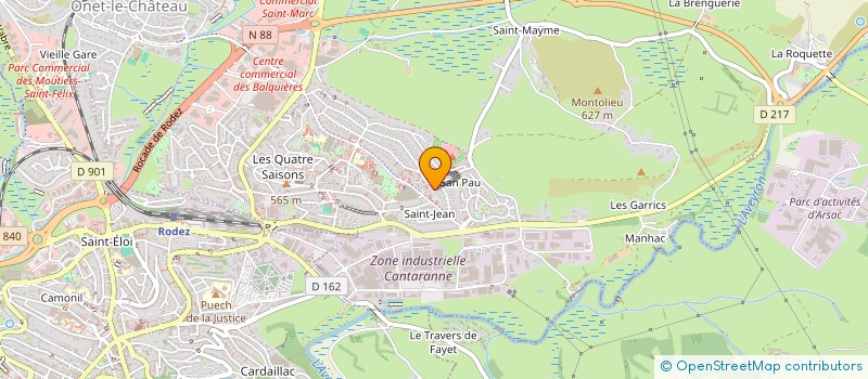 localisation de l'entreprise MONSIEUR ILIAS LHAIMER  ONET-LE-CHATEAU