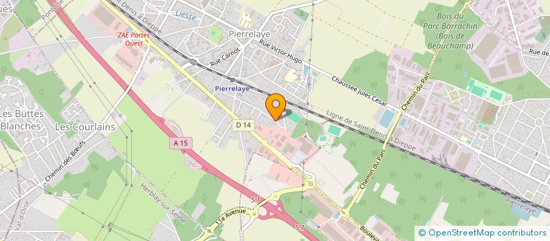 localisation de l'entreprise MONSIEUR ILIAS MADOUNI  PIERRELAYE