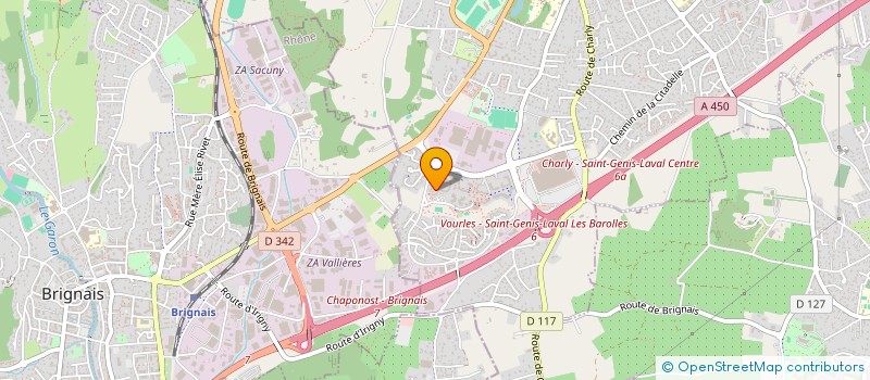 localisation de l'entreprise MONSIEUR ILIAS MAZOUZ  SAINT-GENIS-LAVAL