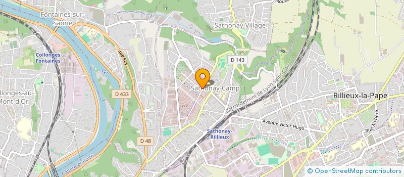 localisation de l'entreprise MONSIEUR ILIAS MOUSSIF  SATHONAY-CAMP