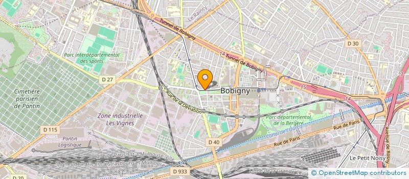 localisation de l'entreprise MONSIEUR ILIAS NEDEL  BOBIGNY