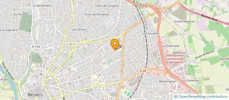 localisation de l'entreprise MONSIEUR ILIAS NEMMASSI BACHIRI à BEZIERS