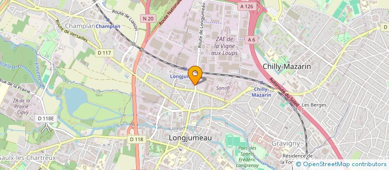 localisation de l'entreprise MONSIEUR ILIAS OUEDRAOGO à LONGJUMEAU