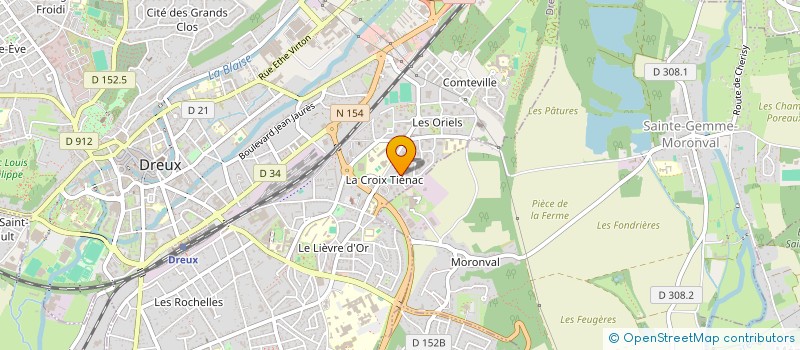 localisation de l'entreprise MONSIEUR ILIAS OURAHOU à DREUX