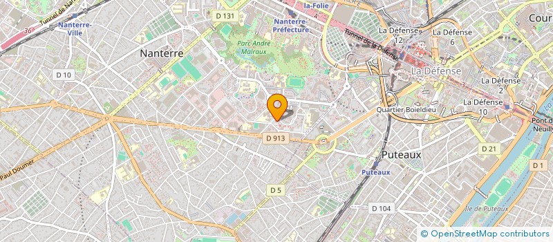 localisation de l'entreprise MONSIEUR ILIAS RABAH  NANTERRE