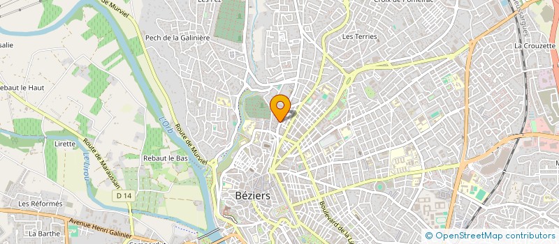 localisation de l'entreprise MONSIEUR ILIAS WAHIDI  BEZIERS
