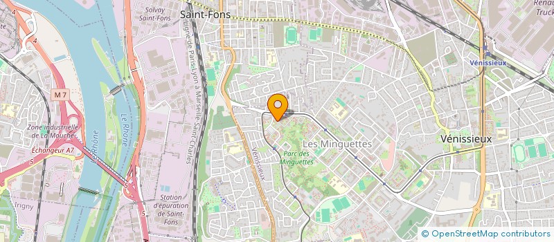 localisation de l'entreprise MONSIEUR ILIAS WATTEBLED  VENISSIEUX