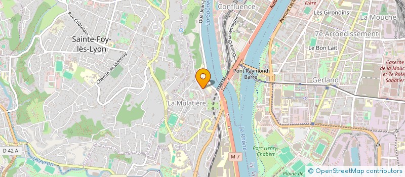 localisation de l'entreprise MONSIEUR ILIAS ZIARY  LA MULATIERE