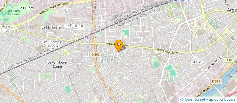 localisation de l'entreprise MONSIEUR ILIASS AFRAOUI  ARGENTEUIL