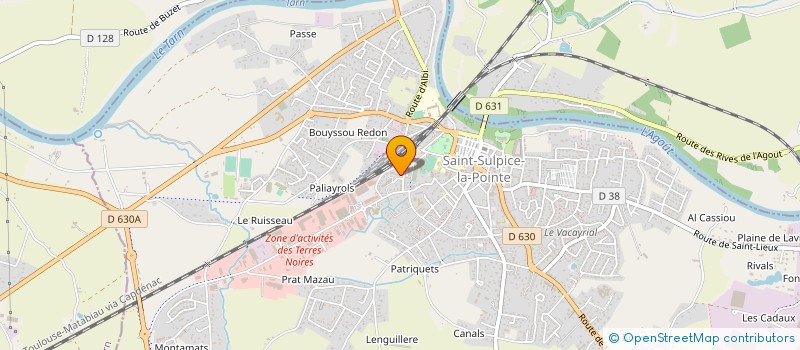 localisation de l'entreprise MONSIEUR ILIASS AMRAOUI à SAINT-SULPICE-LA-POINTE