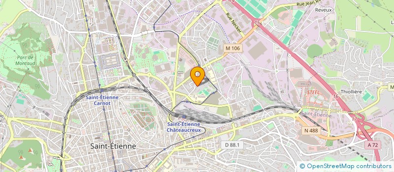 localisation de l'entreprise MONSIEUR ILIASS BOUGHANIM  SAINT-ETIENNE