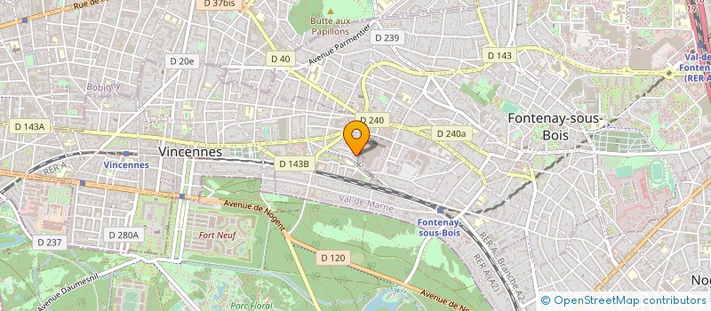 localisation de l'entreprise MONSIEUR ILIASS FEDDOUL à VINCENNES