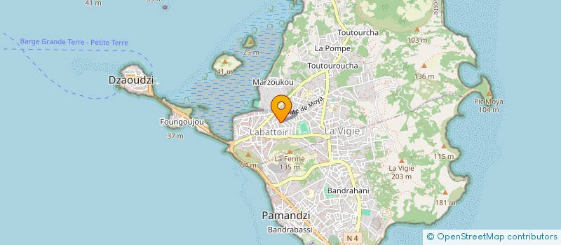 localisation de l'entreprise MONSIEUR ILIASSA MOUSSA à DZAOUDZI