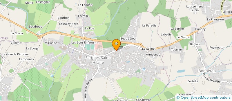 localisation de l'entreprise MONSIEUR ILIASSE BELHAIMER  FARGUES-SAINT-HILAIRE