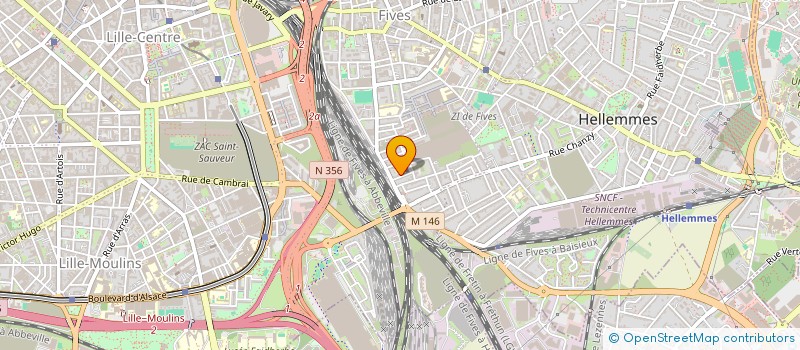 localisation de l'entreprise MONSIEUR ILIASSE BOUCHLAGHEM  LILLE