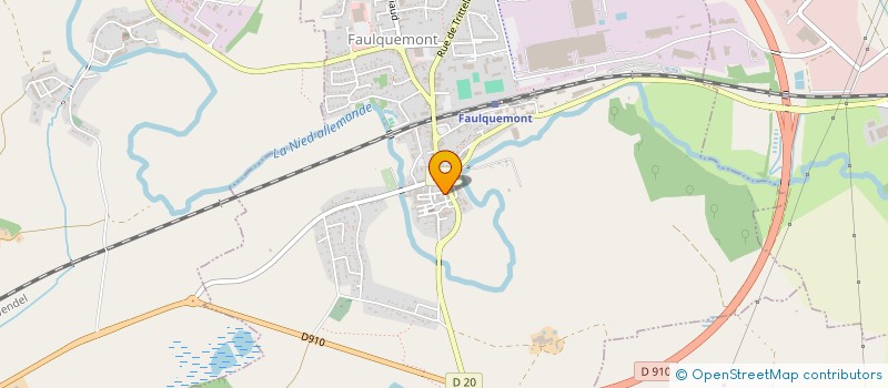 localisation de l'entreprise MONSIEUR ILIASSE HEDJAM  FAULQUEMONT