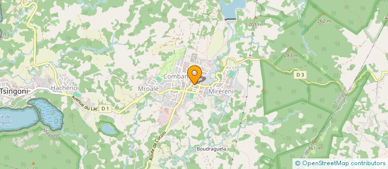 localisation de l'entreprise MONSIEUR ILIASSON ALI TOIBIBOU  TSINGONI