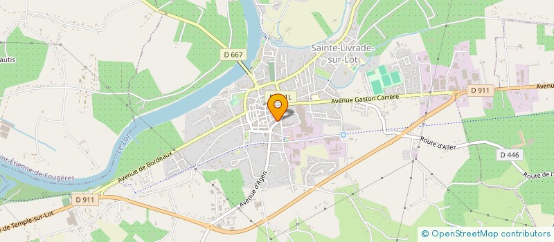 localisation de l'entreprise MONSIEUR ILIDIO ALMEIDA DOS SANTOS  SAINTE-LIVRADE-SUR-LOT