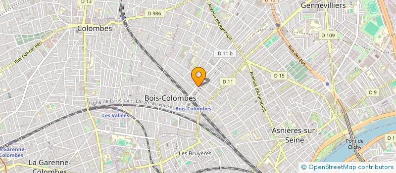 localisation de l'entreprise MONSIEUR ILIDIO JOAO NETO PIRES à BOIS-COLOMBES