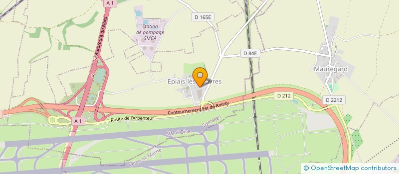 localisation de l'entreprise MONSIEUR ILIDIO MANUEL MIRANDA PASCOA  EPIAIS-LES-LOUVRES