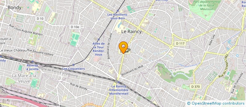localisation de l'entreprise MONSIEUR ILIE APOSTOL à LE RAINCY