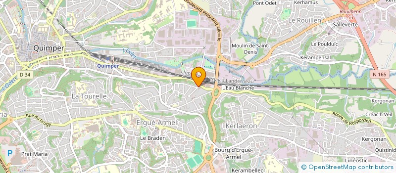 localisation de l'entreprise MONSIEUR ILIE BORCA à QUIMPER