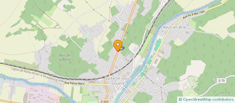 localisation de l'entreprise MONSIEUR ILIE CRACIUN  LA FERTE-SOUS-JOUARRE