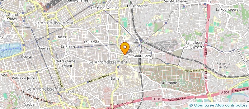localisation de l'entreprise MONSIEUR ILIE-CRISTINEL FILIP  MARSEILLE