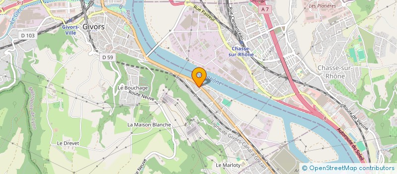 localisation de l'entreprise MONSIEUR ILIE DONI à GIVORS