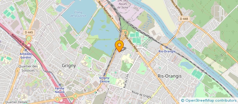 localisation de l'entreprise MONSIEUR ILIE DULAP  RIS-ORANGIS