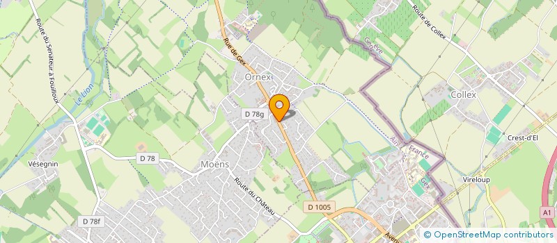 localisation de l'entreprise MONSIEUR ILIE GRIGORAS  ORNEX