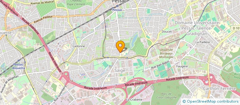 localisation de l'entreprise MONSIEUR ILIE GROSU  PESSAC