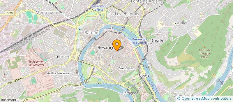 localisation de l'entreprise MONSIEUR ILIE IRONIM  BESANCON