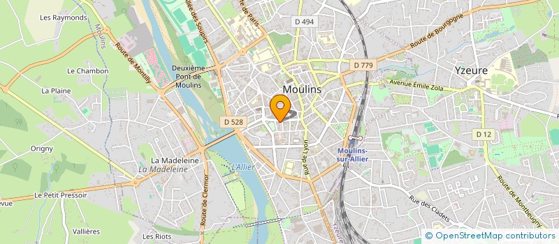 localisation de l'entreprise MONSIEUR ILIE LACATUS  MOULINS