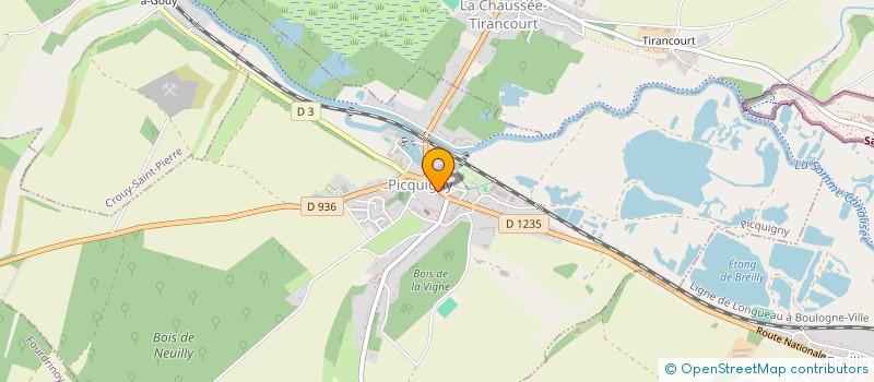 localisation de l'entreprise MONSIEUR ILIE MOCANU  PICQUIGNY