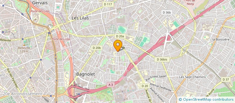 localisation de l'entreprise MONSIEUR ILIE ODOBESCU à BAGNOLET