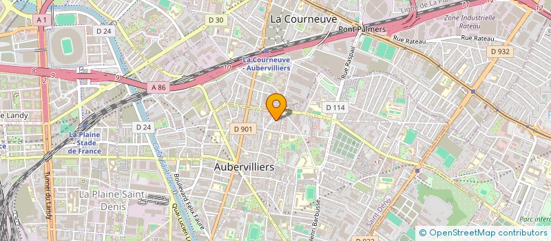 localisation de l'entreprise MONSIEUR ILIES ABED  AUBERVILLIERS