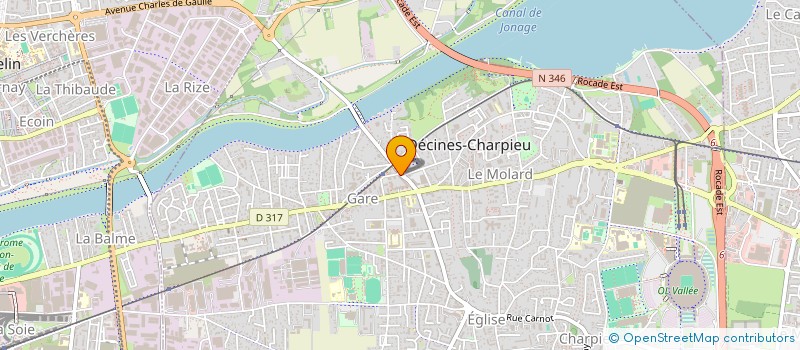 localisation de l'entreprise MONSIEUR ILIES AOUABED  DECINES-CHARPIEU