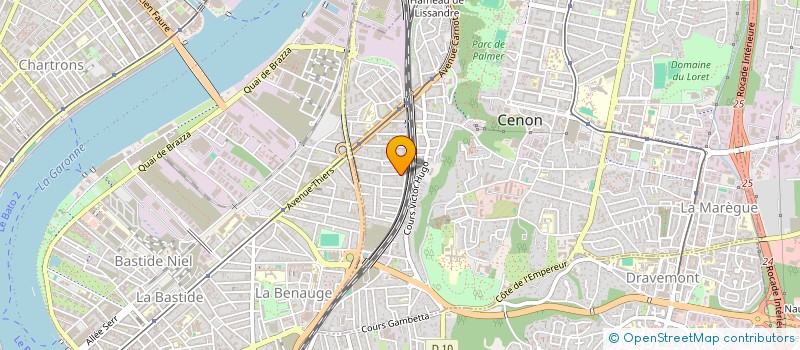 localisation de l'entreprise MONSIEUR ILIES ARROUCHE  CENON