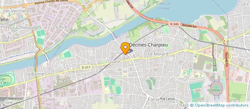 localisation de l'entreprise MONSIEUR ILIES BELGASMI  DECINES-CHARPIEU