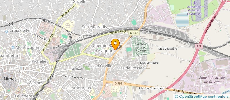 localisation de l'entreprise MONSIEUR ILIES BENDEHNOUN  NIMES