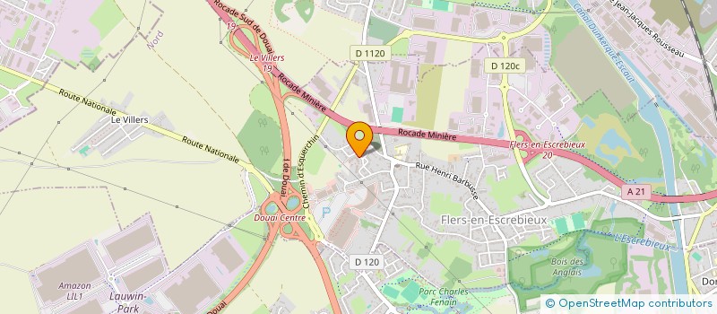 localisation de l'entreprise MONSIEUR ILIES BENDJEBBOUR  FLERS-EN-ESCREBIEUX