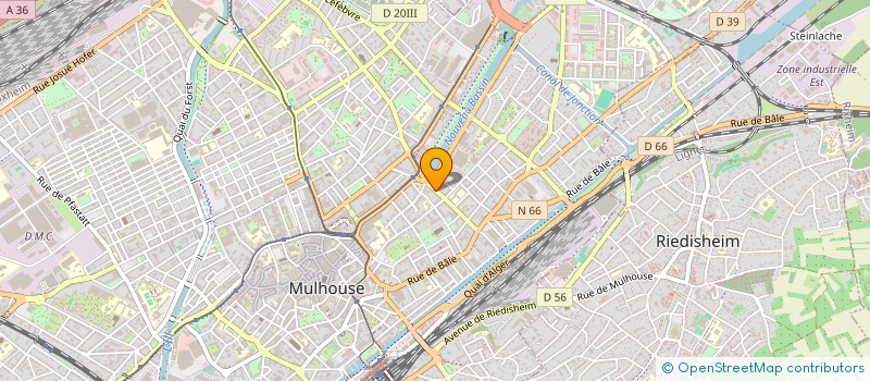 localisation de l'entreprise MONSIEUR ILIES BOUMAHDAF  MULHOUSE