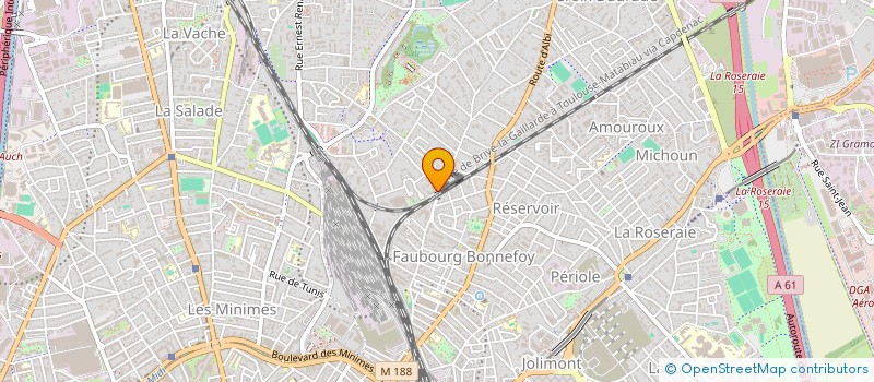 localisation de l'entreprise MONSIEUR ILIES CHEHEB à TOULOUSE