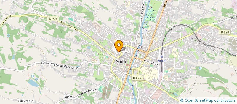 localisation de l'entreprise MONSIEUR ILIES CHIBANE  AUCH